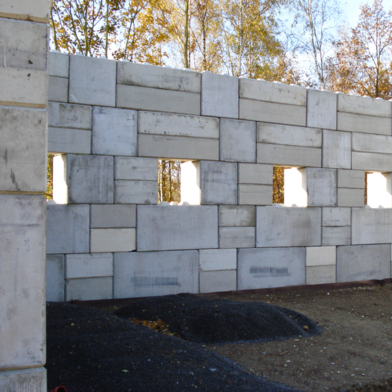 Legioblock - a flexible construction system with interlocking concrete ...